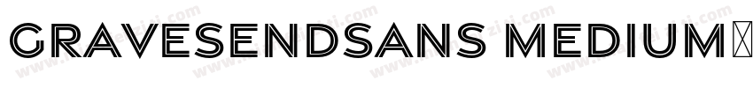GravesendSans Medium字体字体转换